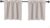 Pickluc 100% Blackout Cafe Curtain 24 Inches Long, Linen Kitchen Curtain for Small Window Treatment in Bathroom, Basement, RVs, Rod Pocket 2 Panels, W30 X L24 Inch, Natural