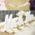 VIOPVERY Wooden Mr & Mrs Wedding Sign with Just Married Banner,White