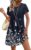 OFEEFAN Womens Summer Dresses 2026 Tulip Petal Short Sleeve Crew Neck Casual Dresses with Pockets S-3XL