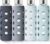Mrsdry 18 oz Glass Water Bottles with Lids & Silicone Sleeves, 4-Pack