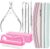 FANDAMEI Nail Care Kit, Nail Files 100/180, Nail Buffer Block, Cuticle Nippers, Cuticle Trimmer, Cuticle Pusher, Nail Tools, Nail Kit, Pedicure & Manicure Tools, Nail Prep Kit, Manicure Kit for Women