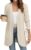 YSYOKOW Cardigan Sweaters for Women Long Sleeve Open Front with Pockets