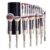 BS-MALL Makeup Brush Set 18 Pcs Professional Foundation Powder Concealers Eyeshadow Blush Synthetic Makeup Brushes with Labeled instruction Black Case Upgraded Version