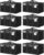 ukeetap 8 Pack Extra Large Clothes Storage Bins with Lids,Black