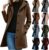 Pea Coats for Women Long Hooded Jacket Trench Coat