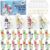 AZEN 24 Sets Bulk Gifts, Hand Cream and Lip Balm Bulk Set with Organza Bag Thank You Card, Baby Shower Wedding Gifts for Guests, Bridal Wedding Favors