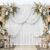 20ftx14ft White Backdrop Curtain for Wedding Parties